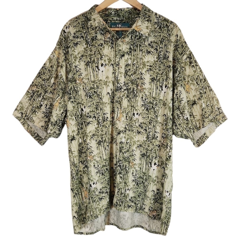 VINTAGE Big Dogs Button Down Shirt Size XL